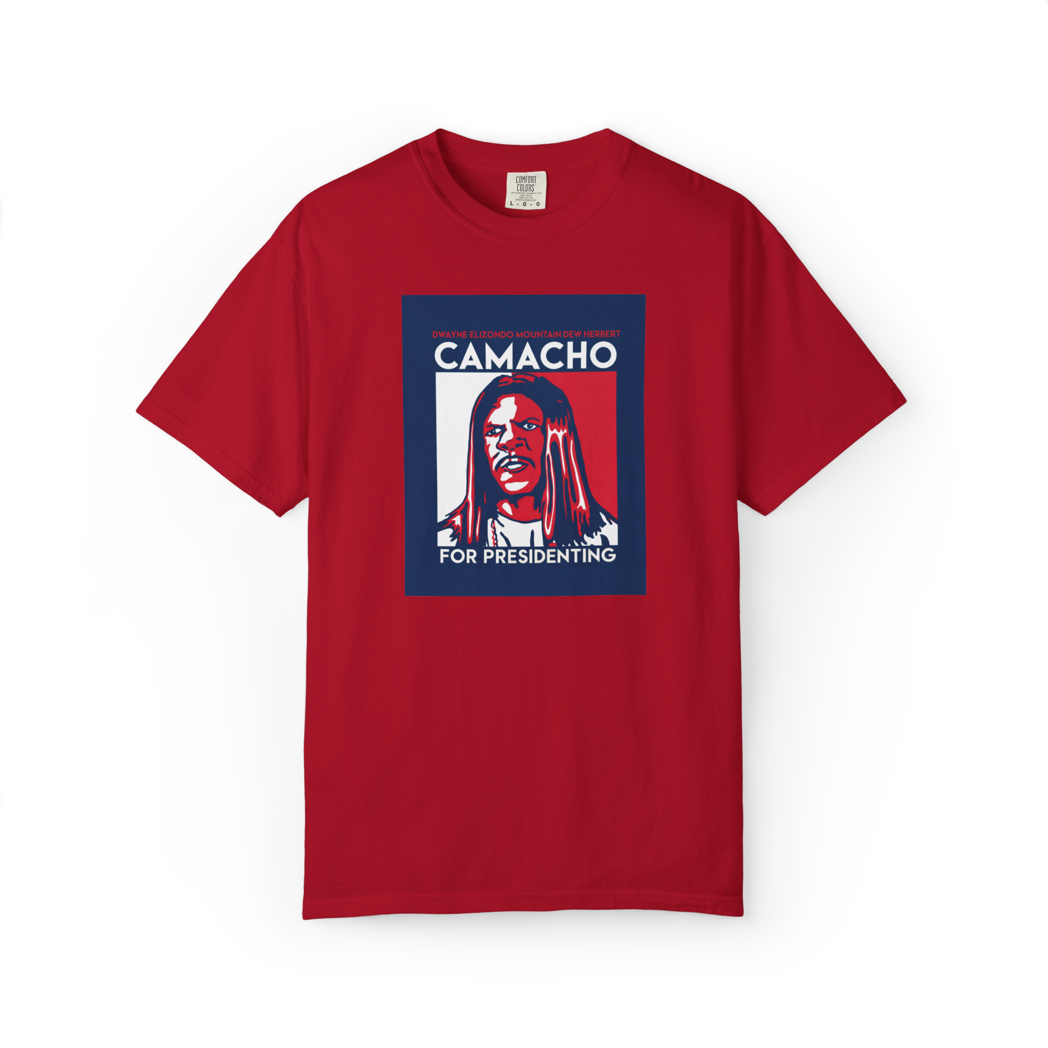 Vintage Campaign Poster Graphic Tee – Streetwear Satire Shirt